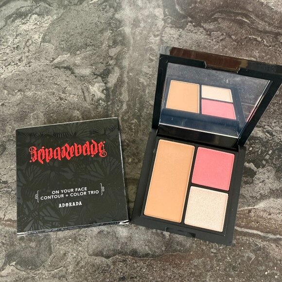 Reina Rebelde On Your Face Contour Color Trio Adorada Full Size Bronzer Blush - Picture 6 of 6